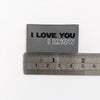 Woven Garment Labels 4-Pack - I Love You / I Know