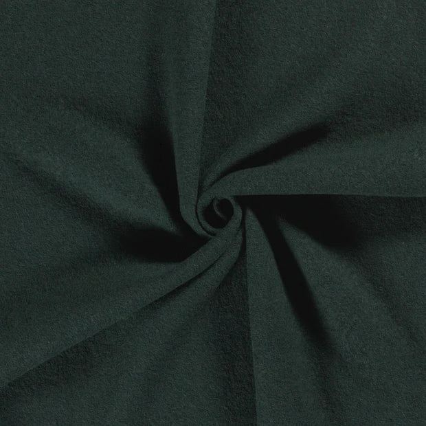 Boiled Wool - Dark Green