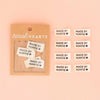 Woven Garment Labels 8-Pack - Made by Auntie (Organic Cotton)