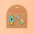 Embroidered Patches 2-Pack - Rocket Ship and Shooting Star