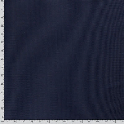 Stretch Waffle Knit - Navy