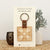 Wooden Keychain - Quilt Block #2