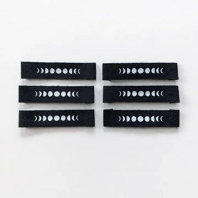 Woven Garment Labels 6-Pack - Lunar Eclipse