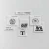 Woven Garment Labels 4-Pack - Galaxy Series 2