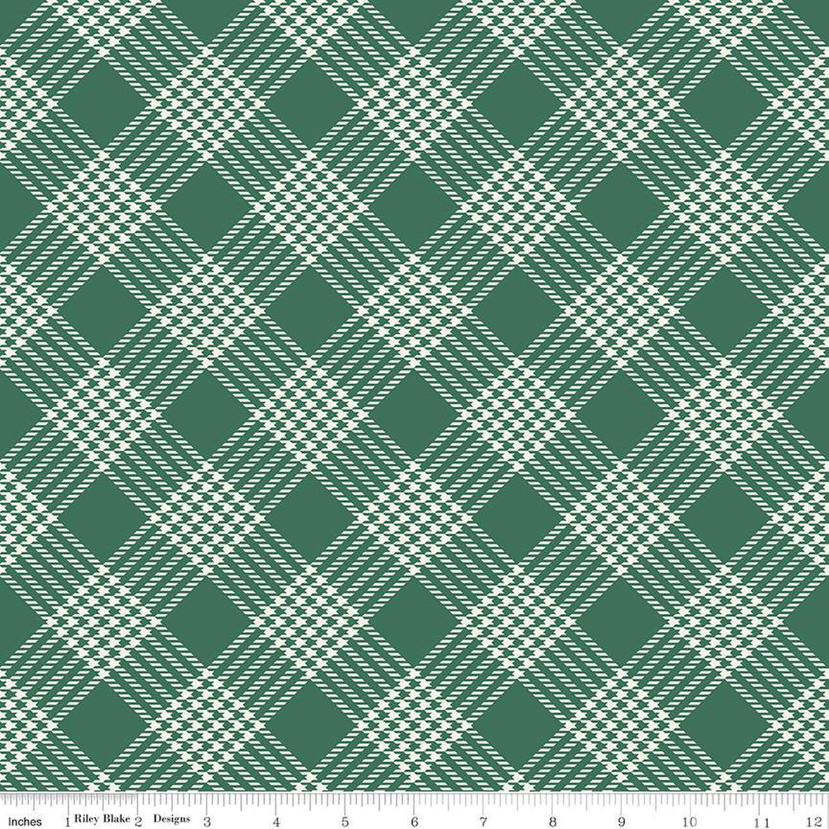 Merry Little Christmas - Plaid Green