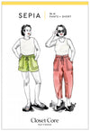 Sepia Pants and Shorts Pattern