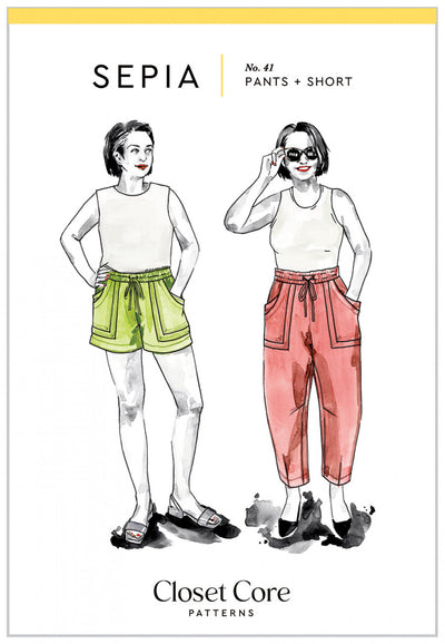Sepia Pants and Shorts Pattern