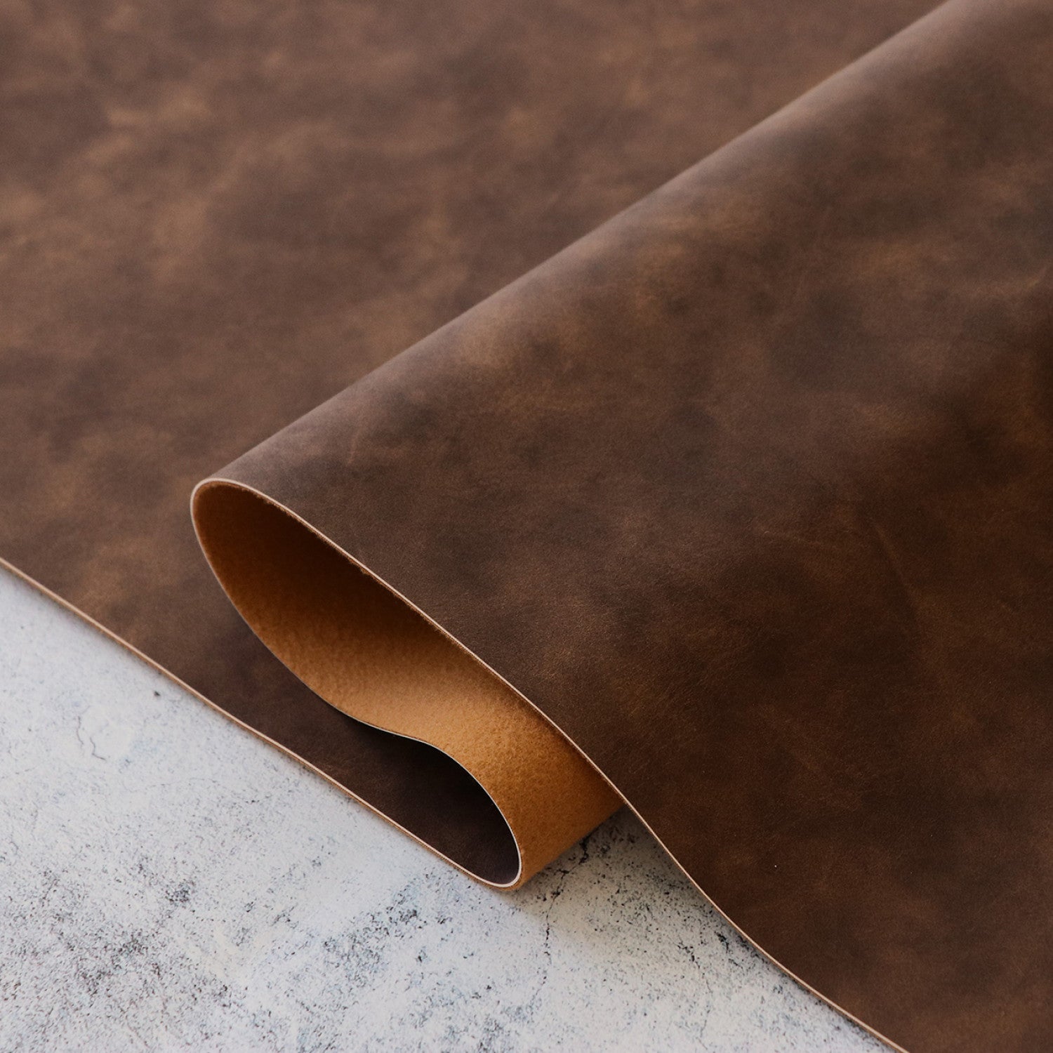 Rugged Faux Leather Cedar
