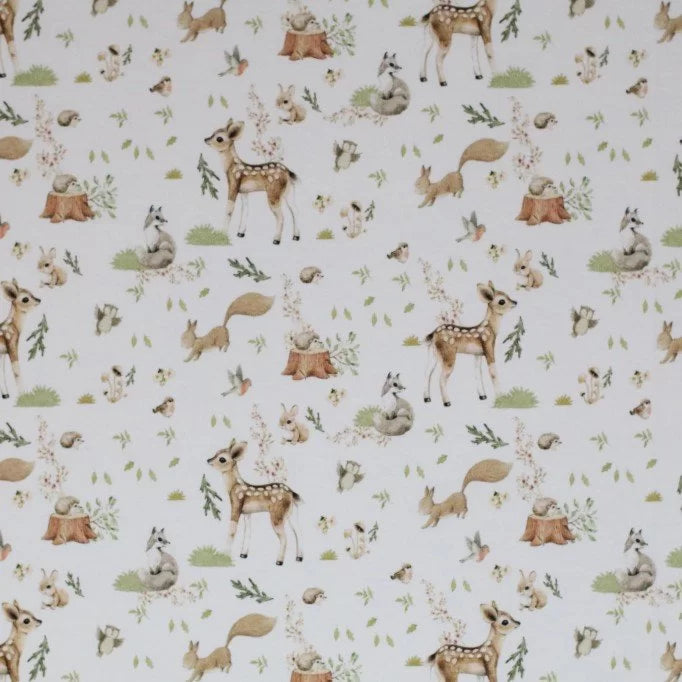 Cotton Poplin - Woodland Creatures