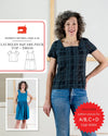 Laureles Square Neck Top and Dress Pattern