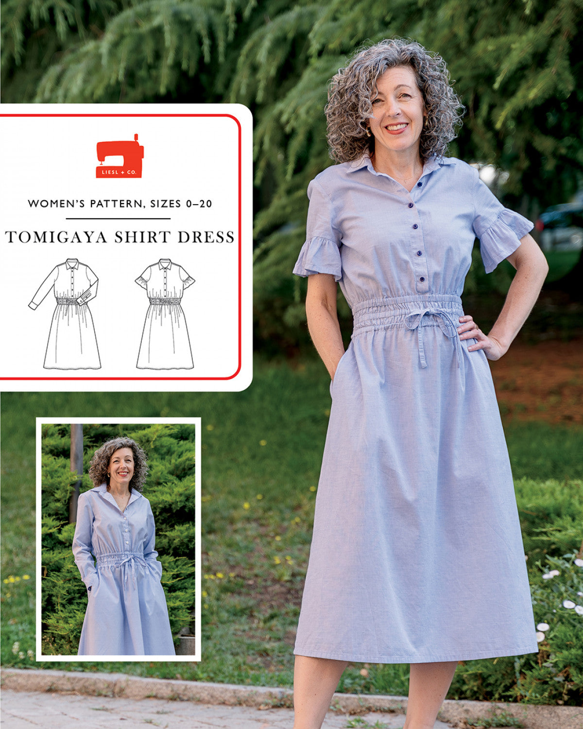 Tomigaya Shirt Dress Pattern