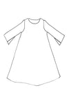 The Trapeze Dress Pattern - UK Sizes 8-18