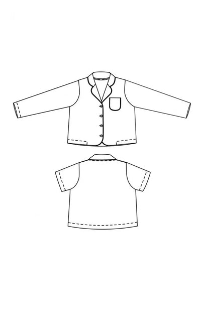 The Winnie Pajama Pattern - UK Sizes 6-18