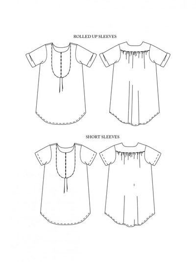 The Dress Shirt Pattern - UK Sizes 8-18