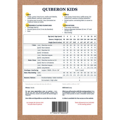 Quiberon Sailor T-Shirt and Dress Pattern | 3-12 Years