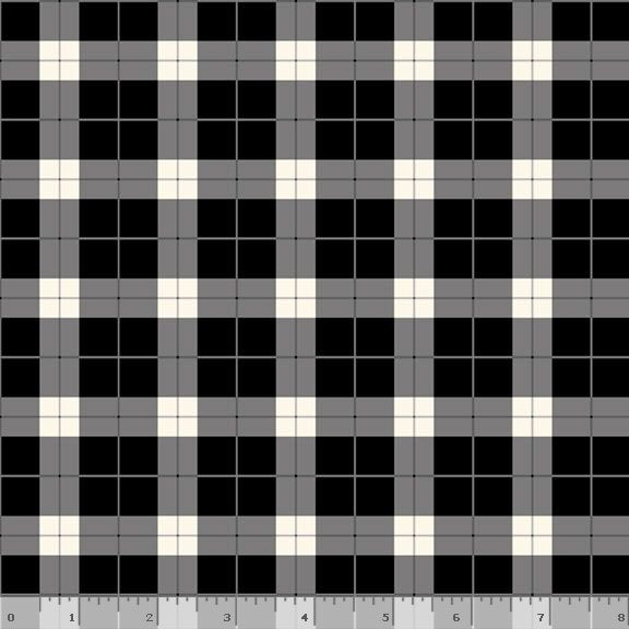 Primo Plaid - Black and White | Flannel