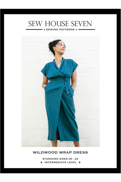 Wildwood Wrap Dress Pattern - Sizes 0-22