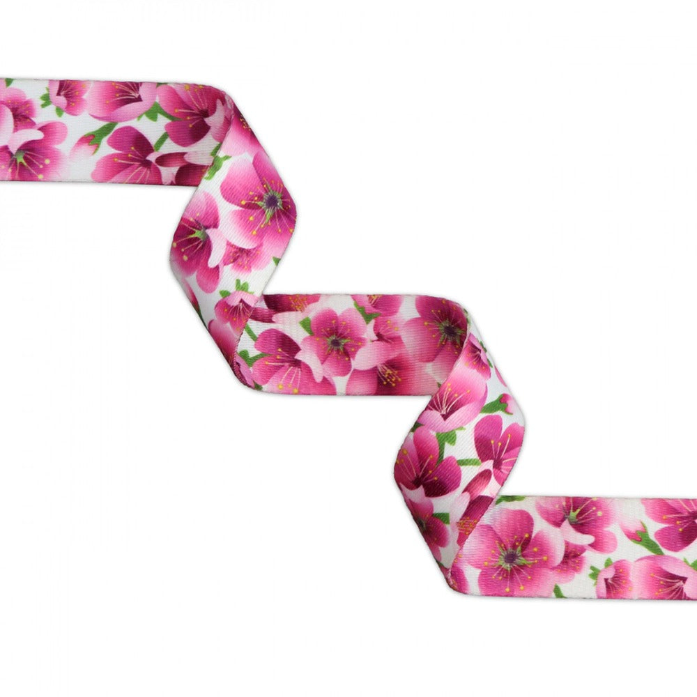 Sallie Tomato 1.5" Webbing - Pink Petals