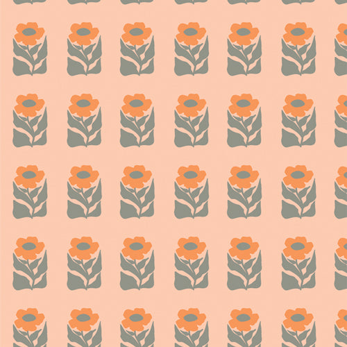 Tangerine - Petalled Stamp