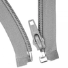 Divisible Nylon Zipper - Grey