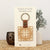 Wooden Keychain - Quilt Block #1