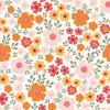 Pink and Orange Flowers | Double Gauze