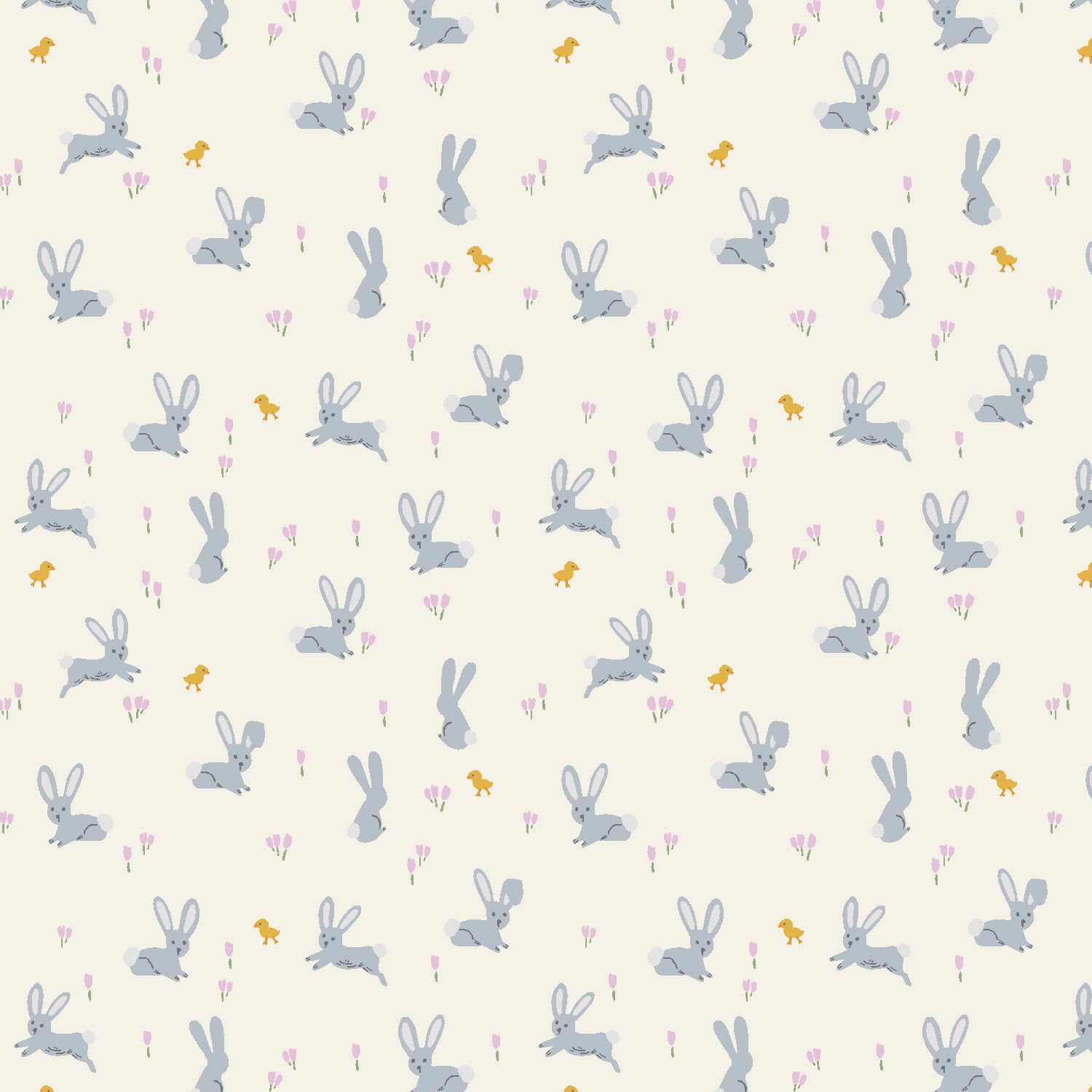 Easter - Bunnies - Cream