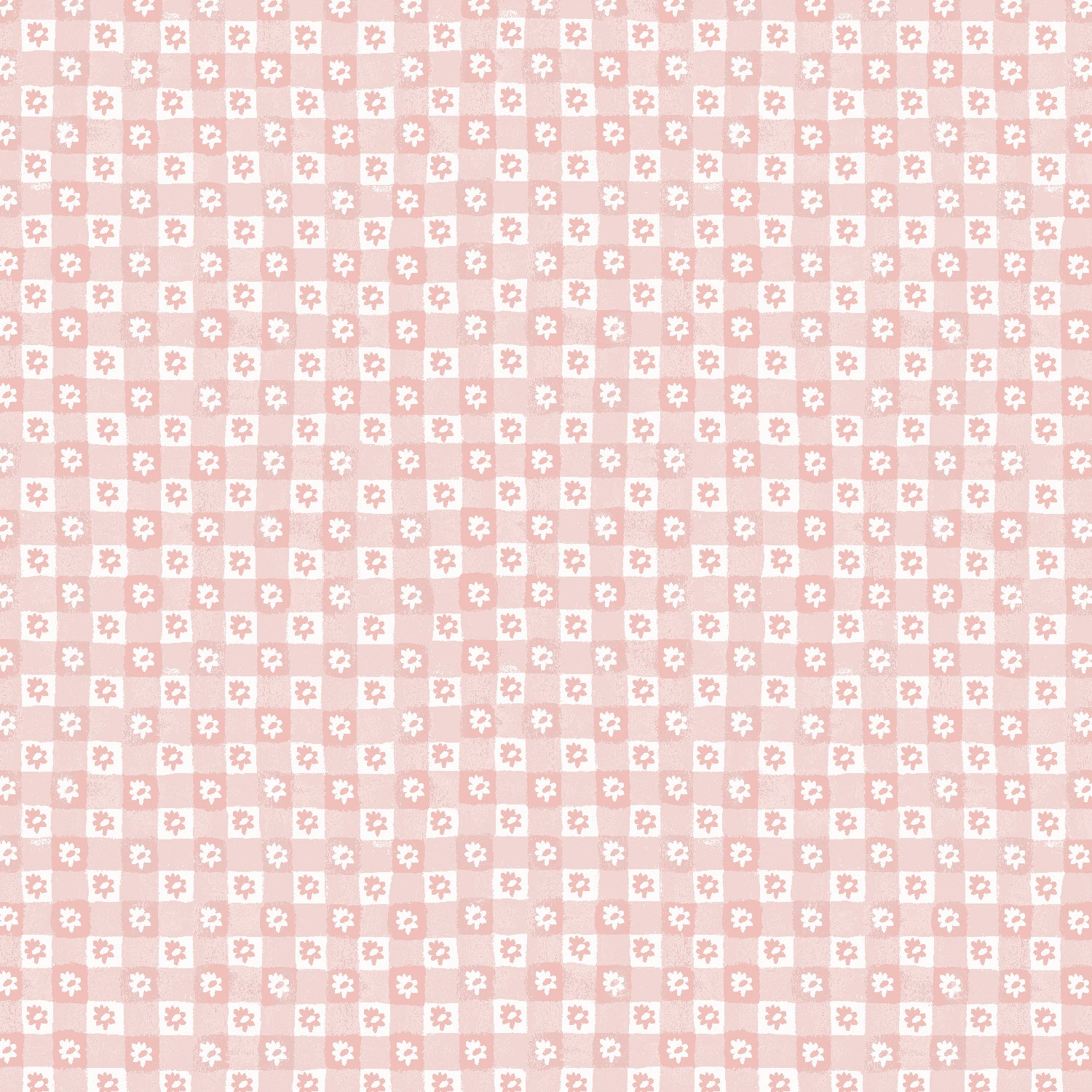 Easter - Daisy Gingham - Blush