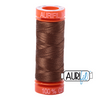 Aurifil 50wt - Dark Antique Gold | Small Spool